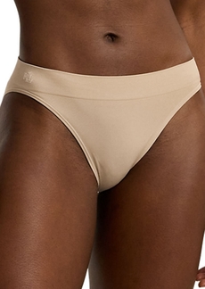 Lauren Ralph Lauren Women's Seamless Stretch Jersey Bikini Brief Underwear 4L0011 - Black
