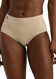 Lauren Ralph Lauren Women's Seamless Stretch Jersey High-Rise Brief Underwear 4L0012 - Light Truffle
