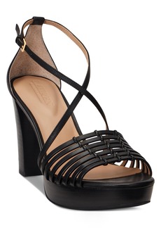 Lauren Ralph Lauren Women's Shelby Platform Dress Sandals - Black