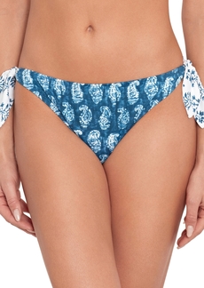 Lauren Ralph Lauren Women's Side-Tie Hipster Bikini Bottoms - Indigo Print Mix