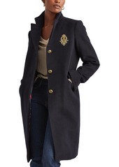 Lauren Ralph Lauren Women's Single-Breasted Peacoat - Regal Navy