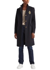 Lauren Ralph Lauren Women's Single-Breasted Peacoat - Regal Navy