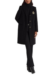 Lauren Ralph Lauren Women's Single-Breasted Peacoat - Regal Navy