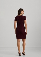 Lauren Ralph Lauren Women's Slim-Fit Cap-Sleeve Cocktail Sheath Dress - Red