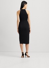 Lauren Ralph Lauren Women's Stretch Jersey Halter Dress - Black