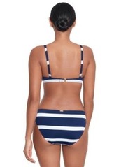 Lauren Ralph Lauren Womens Striped O Ring Bikini Top Striped O Ring Hipster Bikini Bottoms