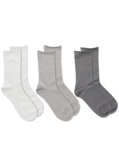 Lauren Ralph Lauren Women's Super Soft 3pk Roll-Top Socks - Ivory