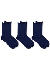 Lauren Ralph Lauren Women's Super Soft 3pk Roll-Top Socks - Ivory