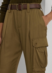 Lauren Ralph Lauren Women's Tapered Cargo Pants - Honey Tan