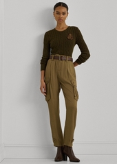 Lauren Ralph Lauren Women's Tapered Cargo Pants - Honey Tan