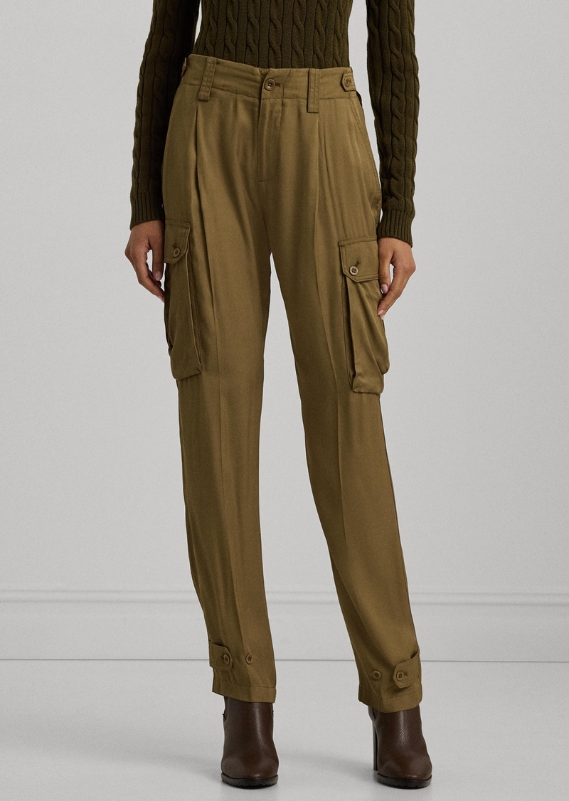 Lauren Ralph Lauren Women's Tapered Cargo Pants - Honey Tan