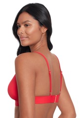 Lauren Ralph Lauren Women's Toggle V-Neck Bikini Top - Red