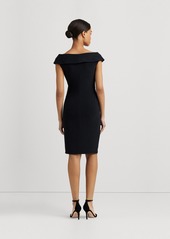 Lauren Ralph Lauren Women's Twist-Front Sheath Dress - Black