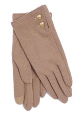 Lauren Ralph Lauren Women's Two Button Cashmere Blend Touch Glove - Black