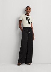 Lauren Ralph Lauren Women's Wide-Leg Satin Pants - Black