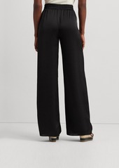 Lauren Ralph Lauren Women's Wide-Leg Satin Pants - Black