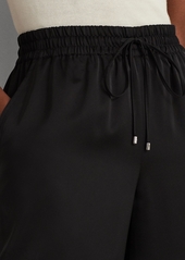 Lauren Ralph Lauren Women's Wide-Leg Satin Pants - Black