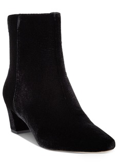 Lauren Ralph Lauren Women's Willa Square-Toe Dress Booties - Black Velvet