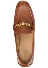 Lauren Ralph Lauren Women's Winslet Chain Hardware Loafer Pumps - Deep Saddle Tan