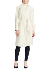 Lauren Ralph Lauren Women's Wool Blend Belted Wrap Coat - New Vicuna