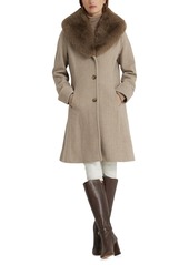 Lauren Ralph Lauren Women's Wool Blend Walker Coat - Df Grey