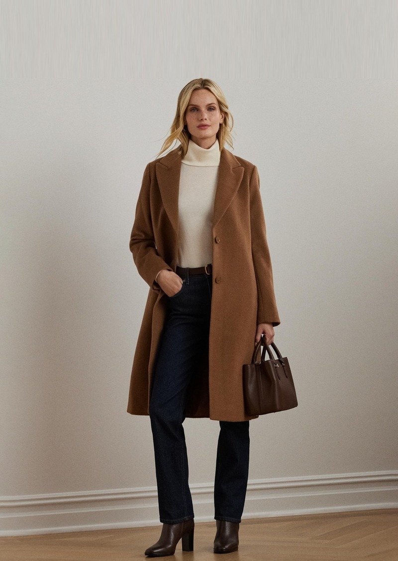 Lauren Ralph Lauren Women's Wool-Blend Walker Coat - New Vicuna