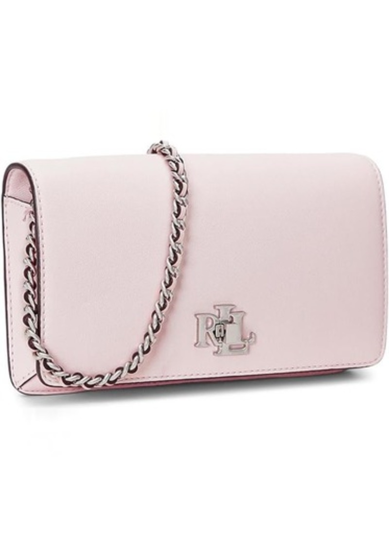 Ralph Lauren Leather Crossbody Turn-Lock Tech Case