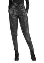 Ralph Lauren Leather Paperbag Pants
