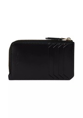 Ralph Lauren RL Box Calfskin Zip Card Case