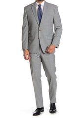 Ralph Lauren Light Grey Sharkskin Wool Blend 2-Piece Suit