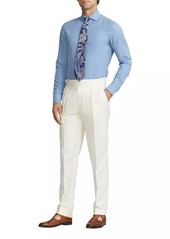 Ralph Lauren Linen & Silk-Blend Button-Front Shirt