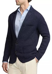 Ralph Lauren Linen-Blend Two-Button Blazer