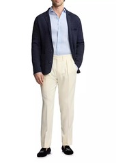 Ralph Lauren Linen-Blend Two-Button Blazer