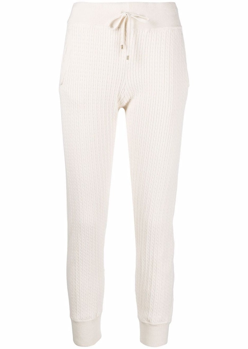 Ralph Lauren Lisha ribbed-knit cropped trousers