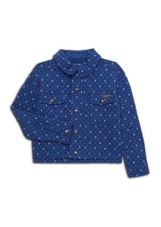 Ralph Lauren Little Boy&#8217;s Double Knit Quilted Shirt Jacket