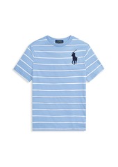 Ralph Lauren: Polo Little Boy's & Boy's Logo Striped T-Shirt