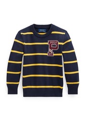 Ralph Lauren Little Boy's & Boy's Striped Combed Cotton Sweater