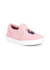 Ralph Lauren: Polo Little Girl's & Girl's Bal Harbour II Bear Slip-On Sneakers