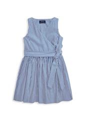 Ralph Lauren Little Girl's & Girl's Stripe Cotton Poplin Dress