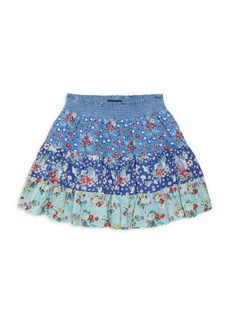 Ralph Lauren Little Girl's Floral Tiered Skirt