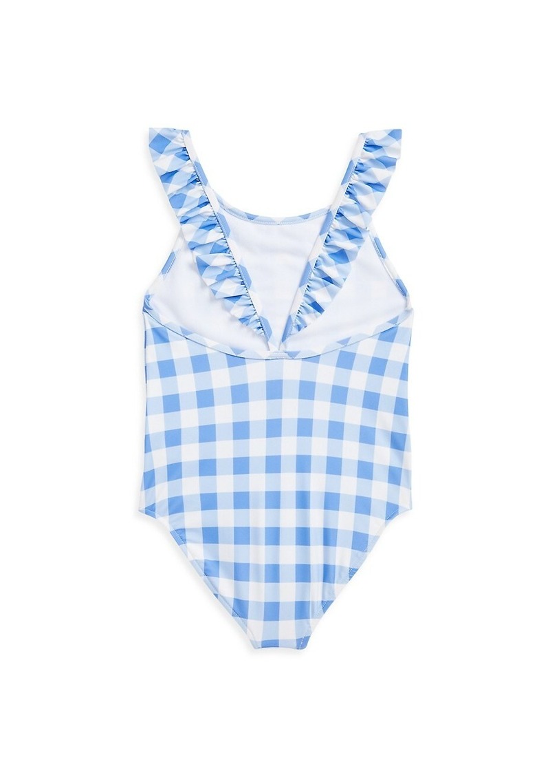 Little Girl's Gingham One-Piece Swimsuit - 65% Off!