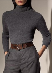 Ralph Lauren Lofty Cashmere Turtleneck Top