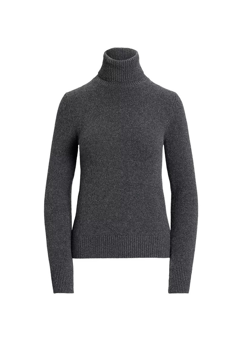 Ralph Lauren Lofty Cashmere Turtleneck Top