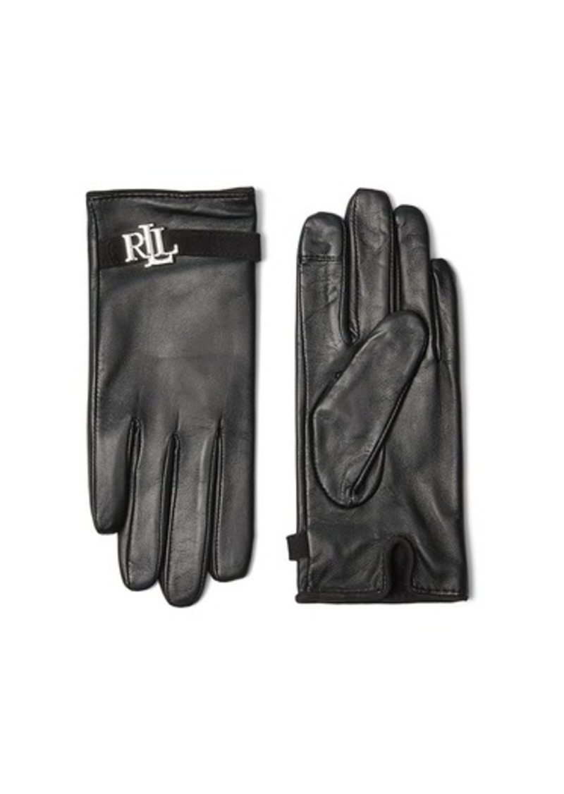 Ralph Lauren Logo Belt Leather Glove