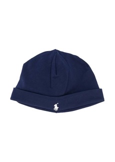 Ralph Lauren logo embroidered beanie hat