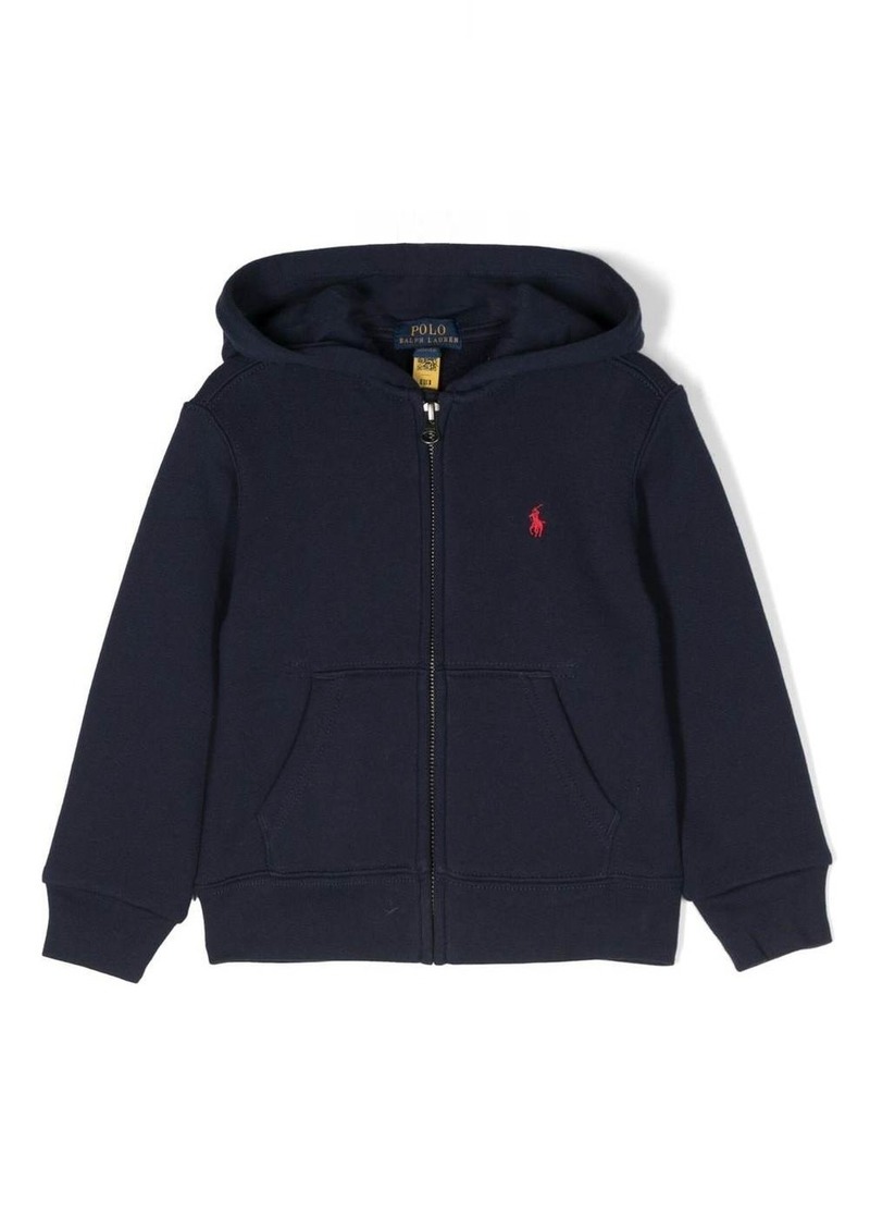 Ralph Lauren: Polo logo-embroidered hoodie