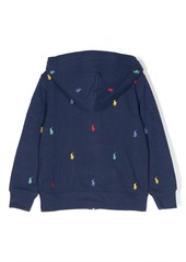 Ralph Lauren logo-embroidered pocket hoodie