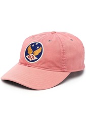 Ralph Lauren logo-patch washed baseball cap