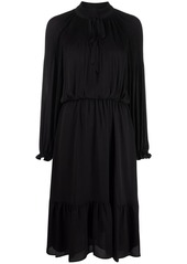 Ralph Lauren long-sleeve pleated smock dress