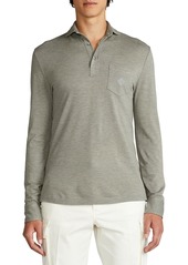 Ralph Lauren Long-Sleeve Pocket Polo Shirt